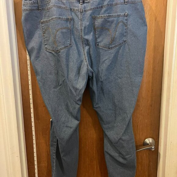 Size 26W - AG Denim - Distressed Blue Jeans - W43"/29" - Picture 8 of 9